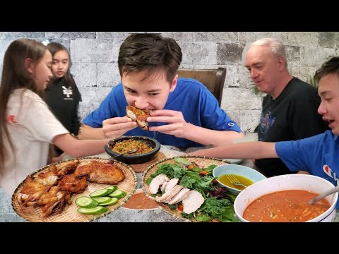 Menu Makan Malam.Masak Resep AYAM GORENG Kampung, Sambal JAHE,IKAN Kukus,Sop Tomat 🍅. Favorit semua.