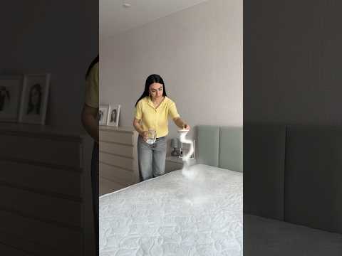 Чистите матрас раз в месяц?) #лайфхак #уборкадома #лайфхакдлядома