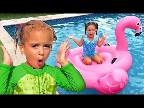 Alice plays and learns rules of conduct in the Pool