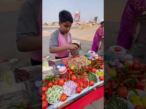 10 years Old Boy Selling Chana Chaat in Kolkata #shorts
