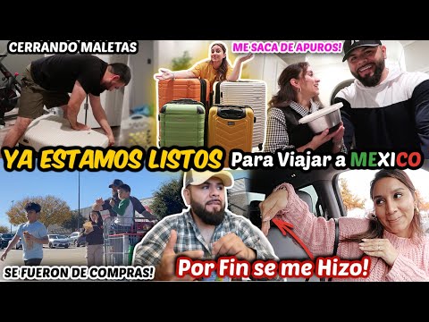 Ya TENEMOS LAS MALETAS LISTAS‼️| En SOLO DÍAS NOS VAMOS PARA MÉXICO🇲🇽POR FIN SE ME HIZO💍