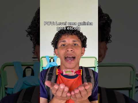 Quando meu amigo leva galinha para o lanche da escola #asmr #humor #asmrbr
