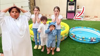 يزن والبطريق فتحو مسبح للبنات | وخربو الأيسكريم😭😅