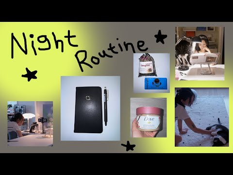 내가 자기전에 하는 모든 것 ⦮ ⦯ ᶻ ☆⋆｡𖦹°‧★ 𝓝𝓘𝓖𝓗𝓣 𝓡𝓞𝓤𝓣𝓘𝓝𝓔