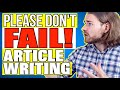 Writing Engaging Articles Essentials