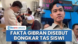Viral Video Wapres Gibran Disebut Bongkar-bongkar Isi Tas Siswi di Deli Serdang, Terungkap Faktanya