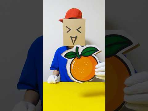 DO NOT EAT THE CARDBOARD FRUIT WHOLE