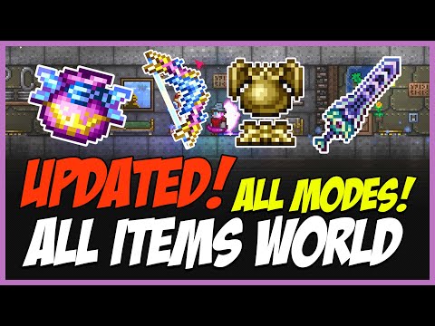 all items map download terraria pc