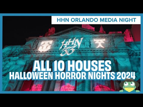 INSIDE All 10 Houses at Halloween Horror Nights 2024 | HHN Media Night Universal Studios Florida