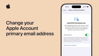 How to change your Apple Account primary email address | Apple Support