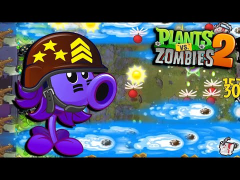 LLUVIA DE FUEGO AZUL - Plants vs. Zombies 2