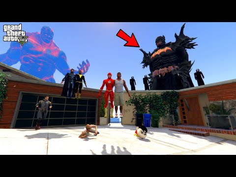 Batman Trying To Kill Shinchan Can Franklin Flash Save in GTA5