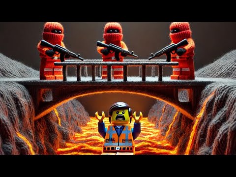 Woolen LEGO Stranded In A Lava | Above is Friendship, Below is Lava 1