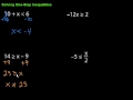 Solving One-Step Inequalities: Key Concepts and Examples