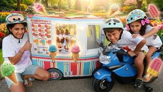 Heidi dan Zidane Jualan Es Krim! 🍦 Petualangan Seru Anak dengan Kejutan Manis