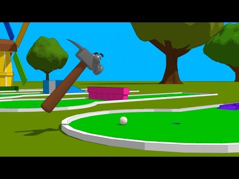 FUNNY TOOLS for Kids (ep.18) - Let´s Play Mini Golf - AApV