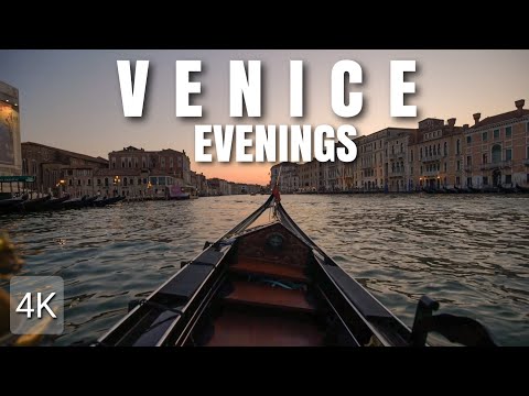 Evening Stroll On Venice Canals.The Floating City Frozen In Time! Venice Italy.