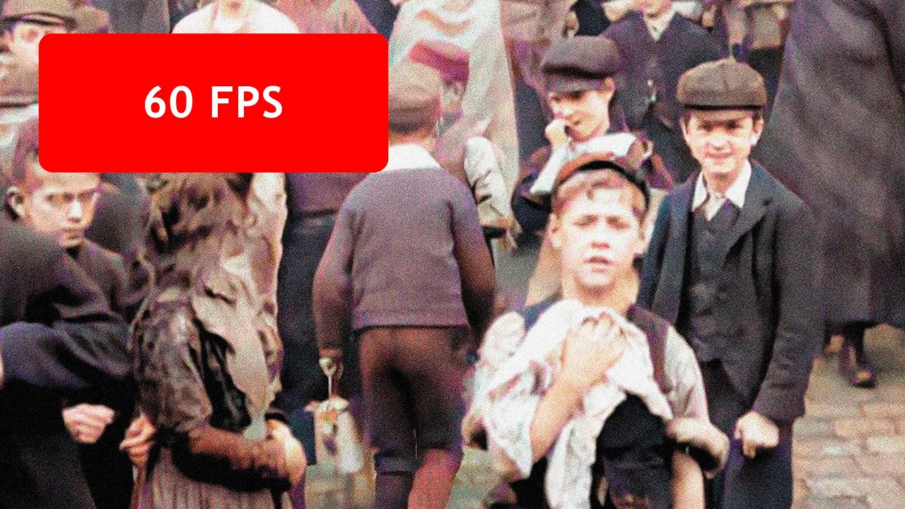 [60 fps] Laborers in Victorian England, 1901