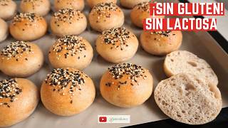 🍔 SIN GLUTEN Y SIN LACTOSA: Pan para hamburguesa mini 🍔 | 