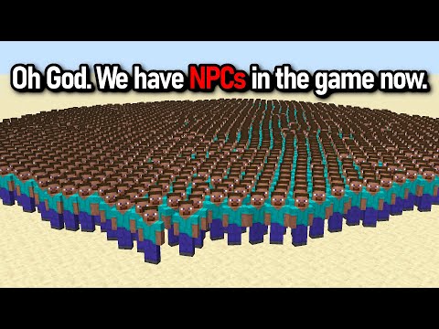 WE GOT NPCs IN THE GAME NOW. Where did THIS come from?