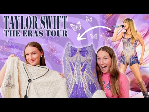 DIY Lover Bodysuit (Speak Now Version)💜 folklore cardigan unboxing & Eras London prep!!