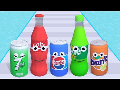 Coca Cola VS Pepsi VS Sprite VS Fanta VS 7up - Juice Run Game