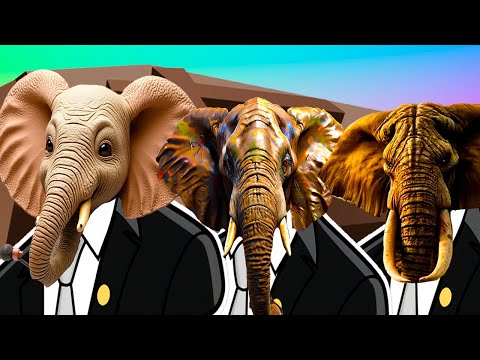 Funny Elephants - Coffin Dance Song (COVER)