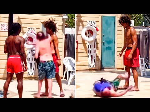 Karen SLAPS Him Then Gets KNOCKED OUT COLD!