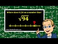 Approximating Square Roots on a Number Line