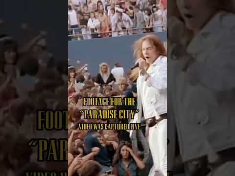 “Paradise City” was shot on Aug 16, 1988 at the Giants Stadium opening for Aerosmith. #Shorts