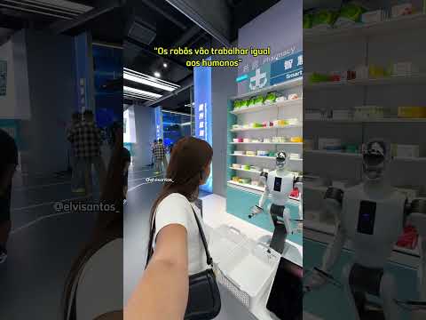 Pedindo remédio a um robô de farmácia kkkkkk