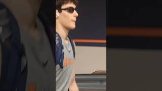 Illinois MBB: David Mirkovic arrives to Lucas Oil Stadium. (4/4/26)