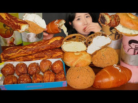 다이어트 하시는분~?🤩 겉바속쫀 식감대장 디저트 & 저칼로리 음료 먹방 ASMR | EATING SOUNDS CREAMY DESSERT MUKBANG