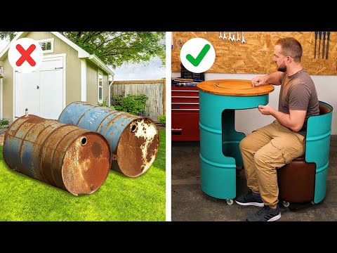 Sampah Menjadi Peretasan Furnitur DIY yang Menggiurkan!