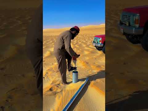 Cavando poços no deserto