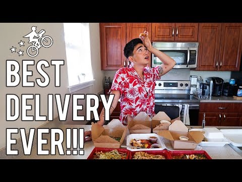 EPIC POSTMATES MUKBANG - BRETMANROCK