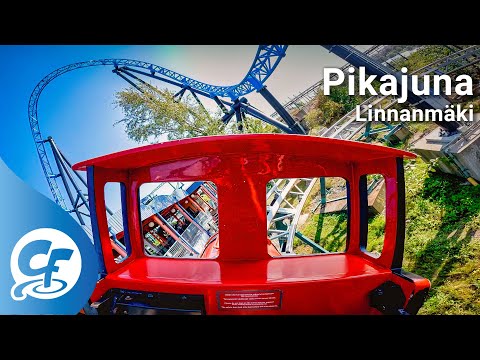 Pikajuna front seat on-ride 5K POV @60fps Linnanmäki Linnanmaki