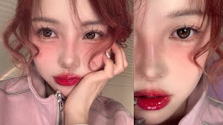 인간 딸기가 되어보자🍓Strawberry Makeup
