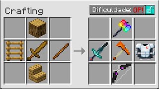 TODO ITEM DE MADEIRA VIRA SUPER ITEM OVERPOWER NO MINECRAFT