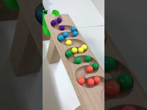 Marble Run ASMR ☆ HABA Wave Slope, Dump Truck #shorts #marblerun @marblerunone