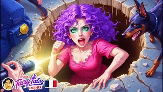 La sorcière aide sa sœur folle à s'évader | histoires de vie animées
