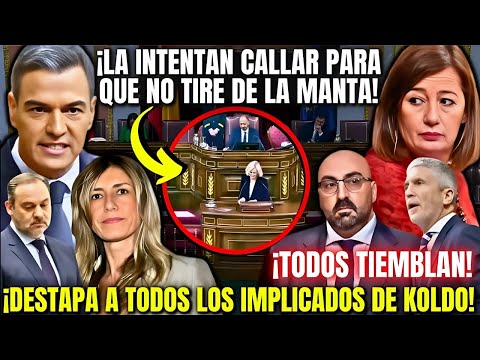 💥¡QUÉ COJ****!💥Una Diputada se SUBE a la TRIBUNA ¡TIRA DE LA MANTA! 😱¡Y DESTAPA TODO EL CASO KOLDO!😱