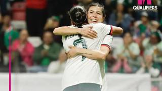 México golea a Puerto Rico y avanza a Cuartos de Final del Concacaf W