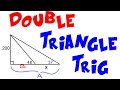 Exploring Double Triangle Trigonometry