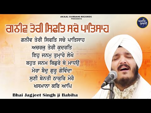 Ganeev Teri Sifat Sache Patshah - Bhai Jagjeet Singh Ji Babiha   #gurbanikirtan #nonstopgurbani