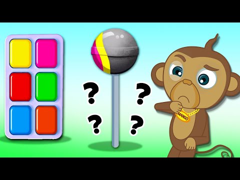 Learn Colors With Yummy Lollipop 🍭 | Learning Videos By Annie Aur Ben Ki Paathshala