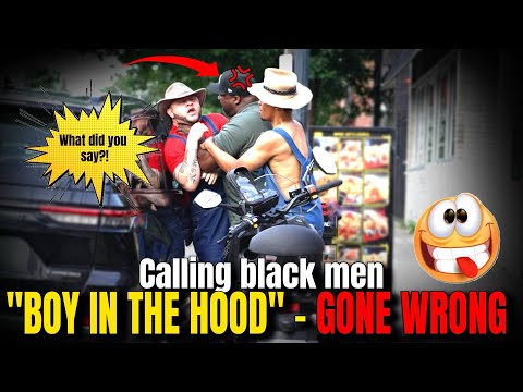Calling black men boy in 2025 is diabolical 😳😳 Prank Gone wrong in the Hood (BankHead) 😂