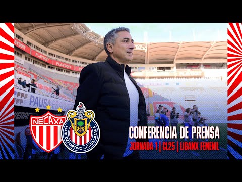 Antonio Contreras en Conferencia de Prensa | Necaxa Chivas Femenil | Jornada 1 Clausura 2025