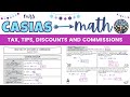 Calculating Tax, Tips, Discounts, and Commissions