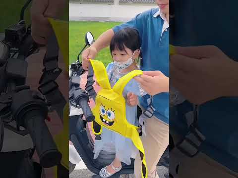 骑电动车带娃太不安全了，还好买了这个安全背带，松紧任意调节，前坐后坐都可以用，太实用了，安排#母婴好物 #儿童安全 #儿童安全背带 #电动车安全背带 #宝宝好物推荐